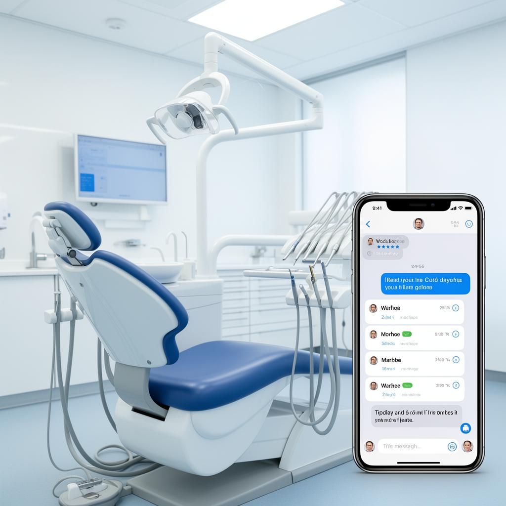 Consultório odontológico com atendimento por IA
